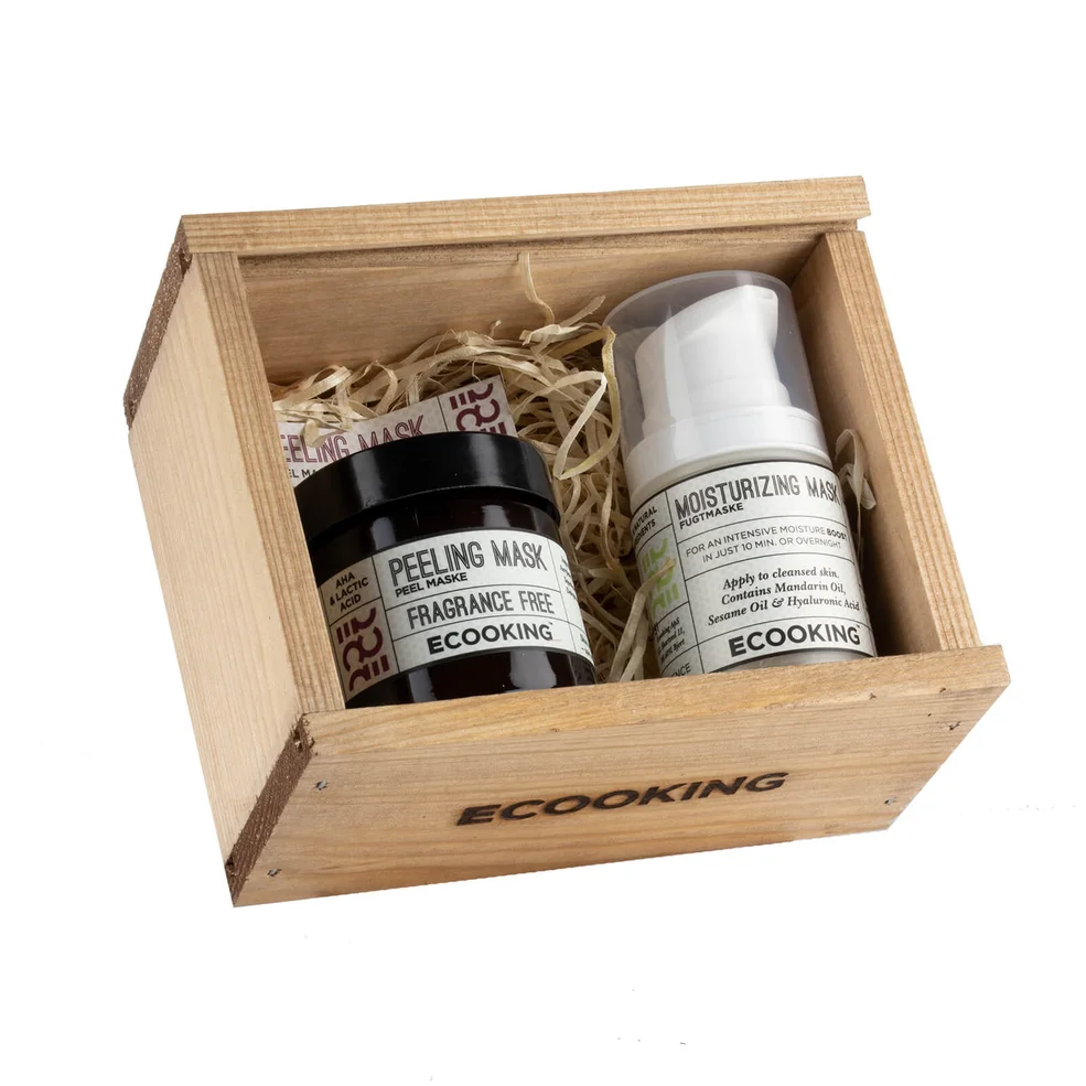 Ecooking Peeling Mask and Moisturising Mask Set (Worth £64.00) Image 1