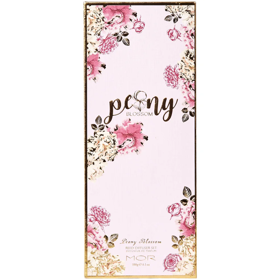 MOR Mor Reed Diffuser Peony Blossom 180ml LOOKFANTASTIC