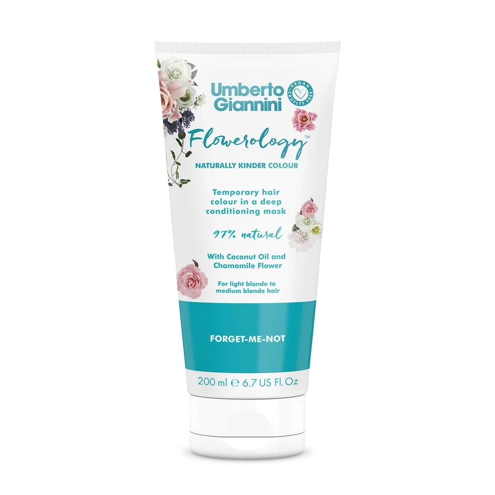 Umberto Giannini Flowerology Colour Mask - Forget-Me-Not 195ml Image 1