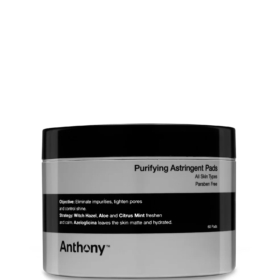 Anthony Astringent Oil Control Toner Pads Image 1