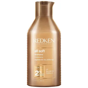 Redken All Soft Shampoo for Dry Hair, with Argan Oil for Softness and Shine 300ml - Size 300ml