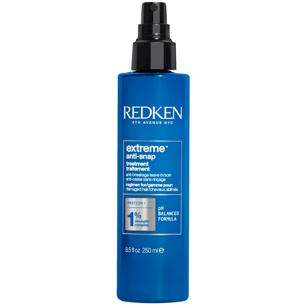Redken Extreme Anti-Snap Leave-In Treatment for Damaged Hair, Reduce Appearance of Split Ends, with Protein 250ml Image 1