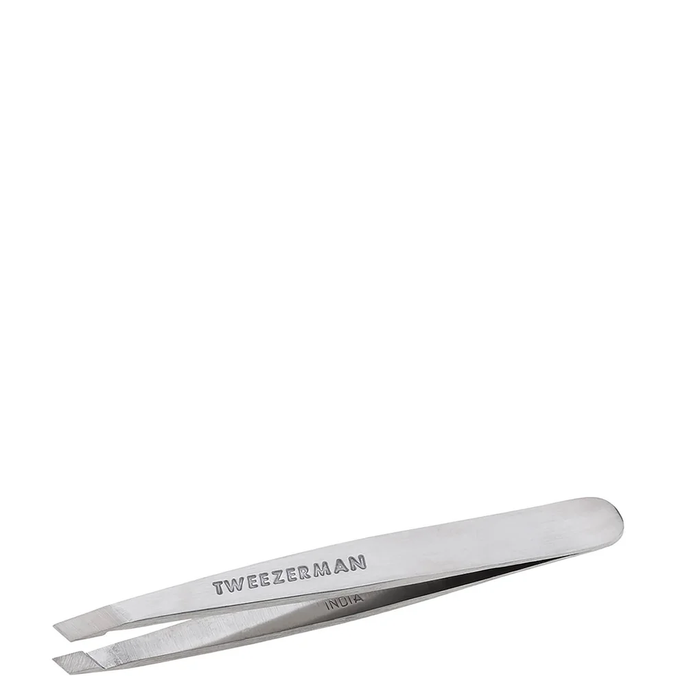 Tweezerman Mini Slant Tweezer - Classic Stainless Image 1