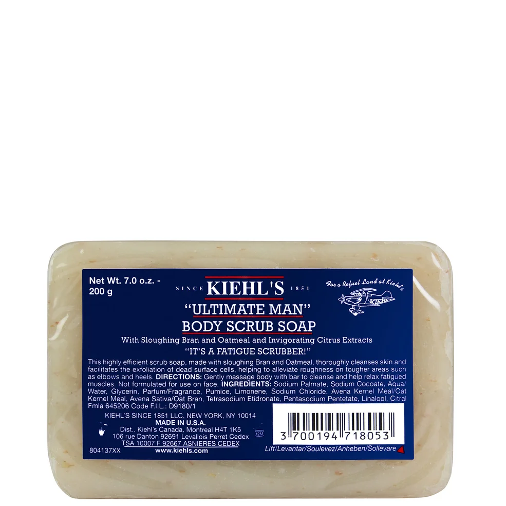 Kiehl's Ultimate Man Body Scrub Soap 200g Image 1