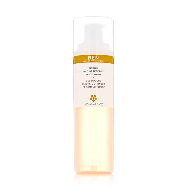 REN Clean Skincare Neroli And Grapefruit Zest Body Wash 200ml
