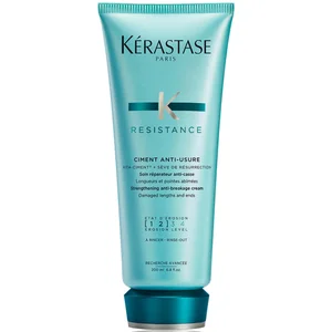 Kérastase Resistance Ciment Anti-Usure Daily Strengthening Conditioner for Damaged, Brittle Hair with Vita-Ciment Complex 200ml - undefined undefined