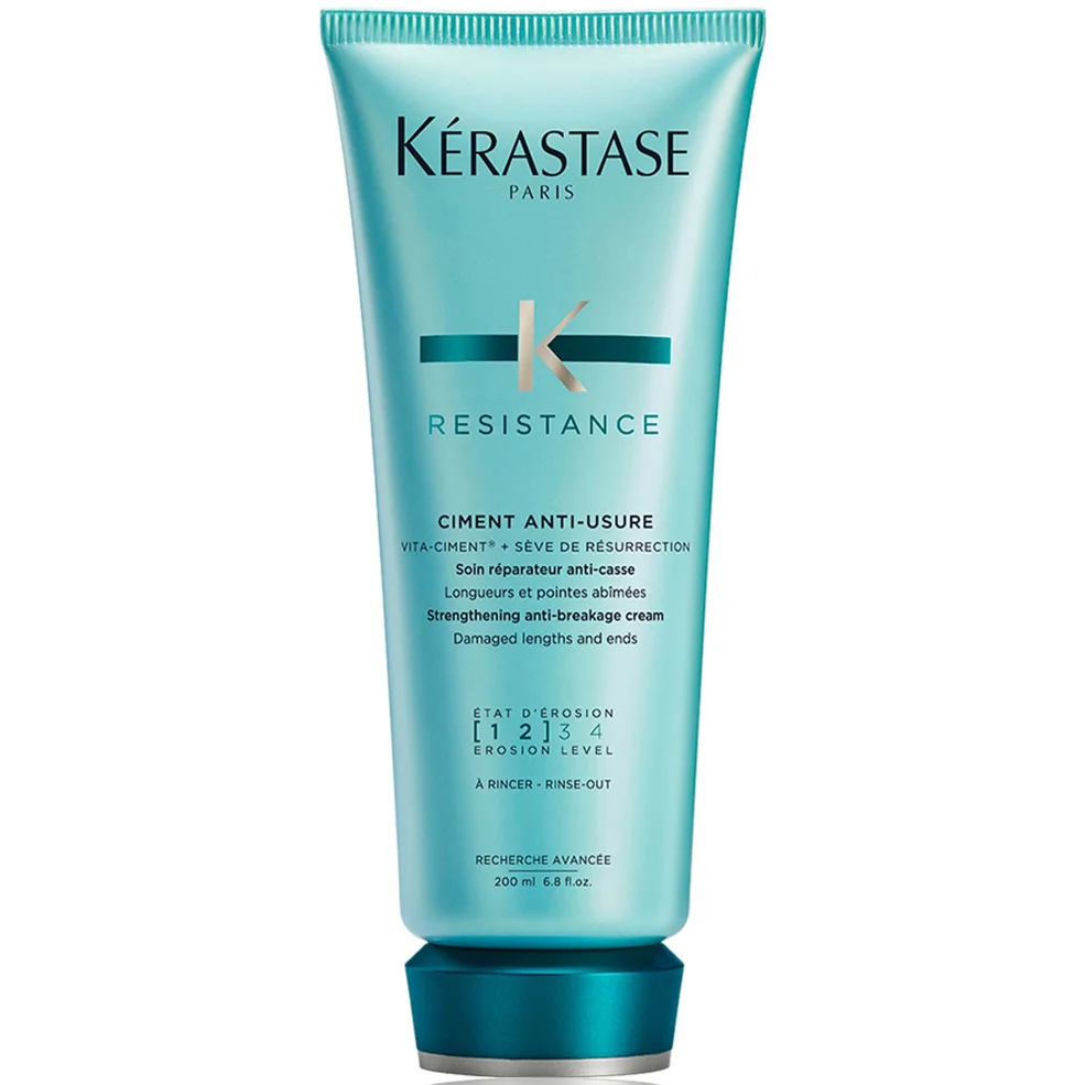 Kérastase Resistance Ciment Anti-Usure Daily Strengthening Conditioner for Damaged, Brittle Hair with Vita-Ciment Complex 200ml Image 1