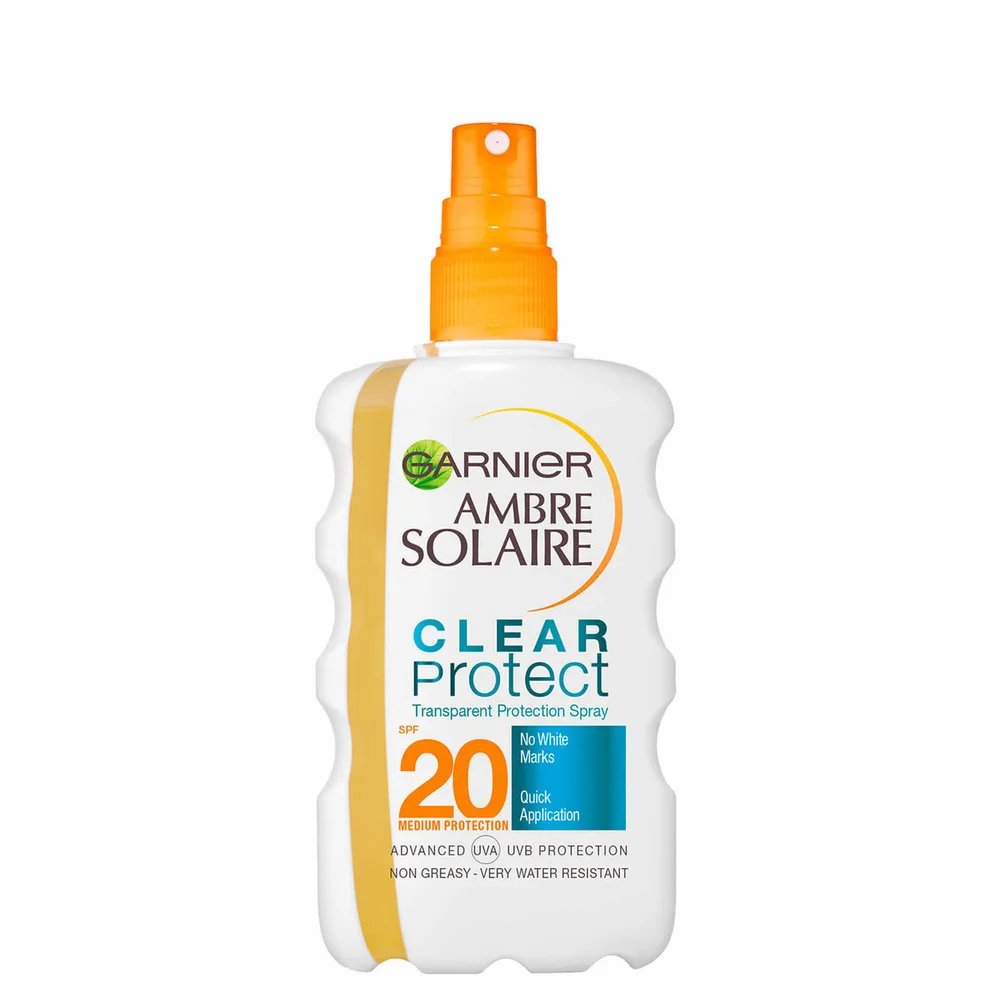 Ambre Solaire Clear Protect Transparent Sun Cream Protection Spray SPF20 200ml Image 1
