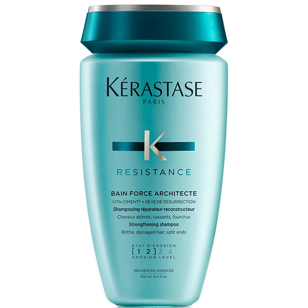 Kérastase Resistance Force Architecte Daily Strengthening Shampoo for Damaged, Brittle Hair with Vita-Ciment Complex 250ml Image 1