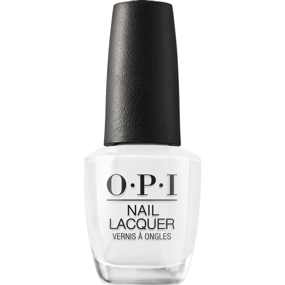 OPI Nail Lacquer White Nail Polish - Alpine Snow 15ml Image 1