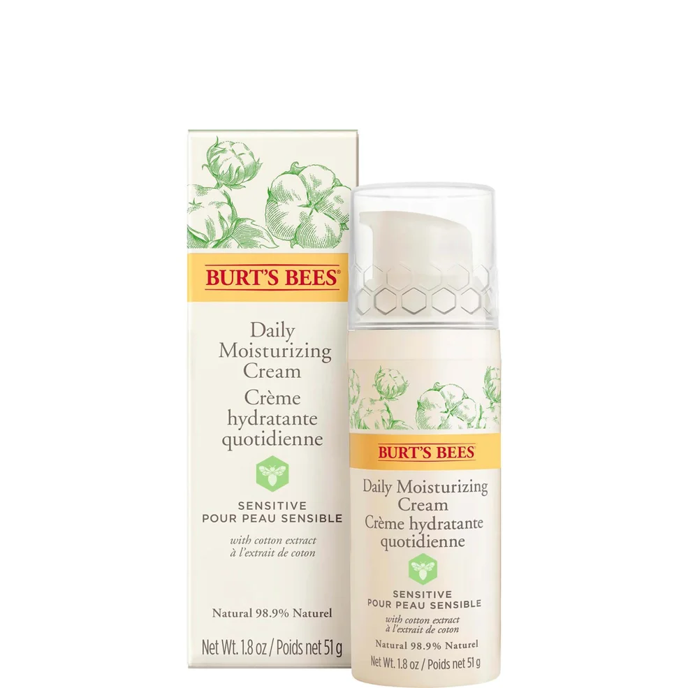 Burt's Bees Sensitive Daily Moisturising Cream 50g Image 1