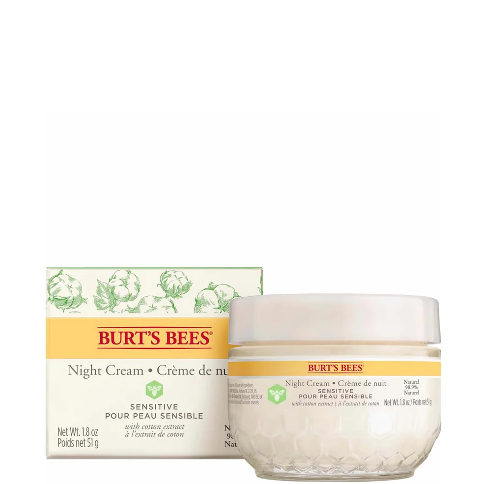 Burt's Bees Sensitive Night Cream 50g Image 1