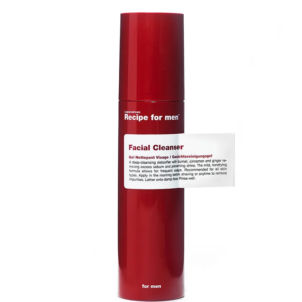 Recipe for Men Facial Cleanser 100ml Image 1