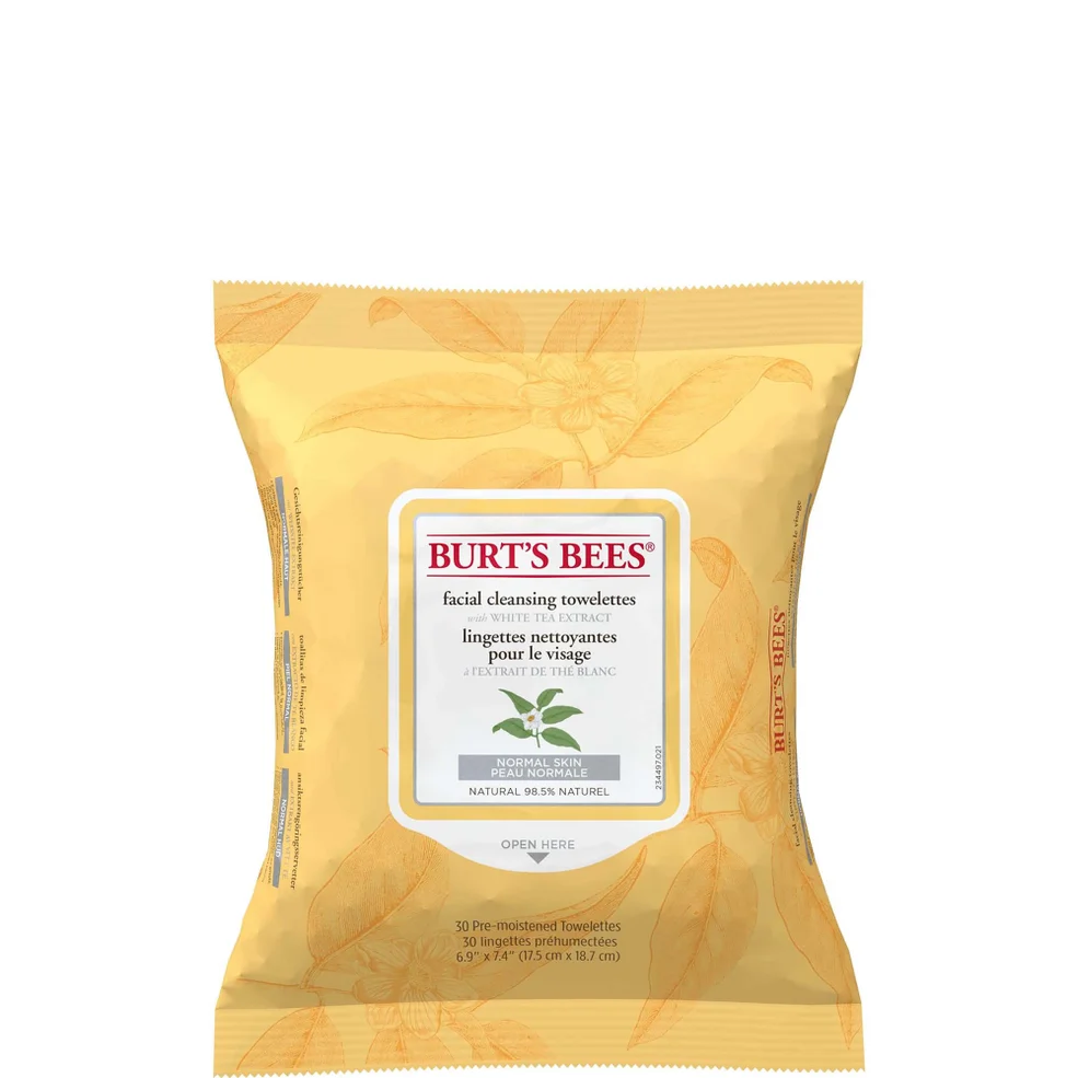 Burt's Bees White Tea Facial Wipe Image 1