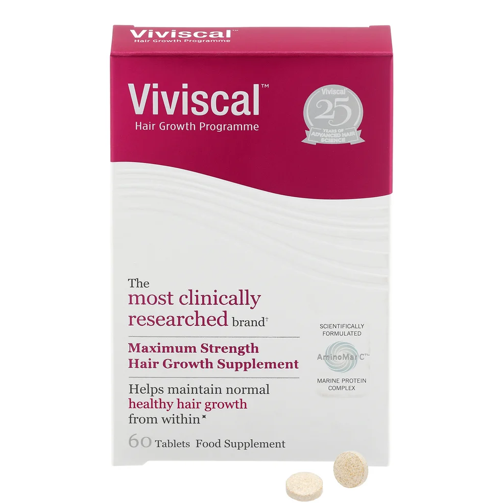 Viviscal Biotin and Zinc Hair Supplement Tablets for Women - 60 Tablets (1 Month Supply) Image 1