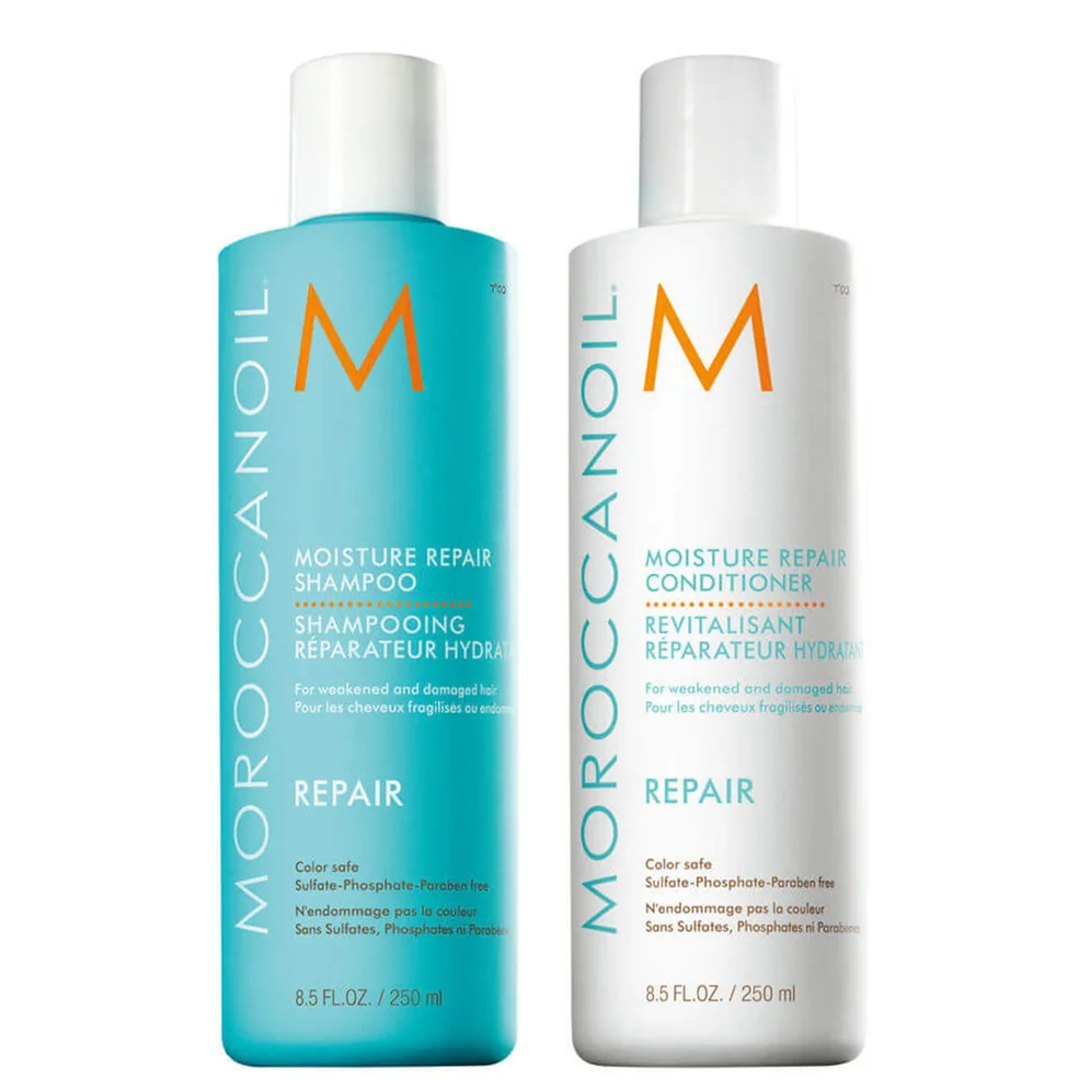 Moroccanoil Moisture Repair Shampoo & Conditioner Duo 2 x 250ml Image 1