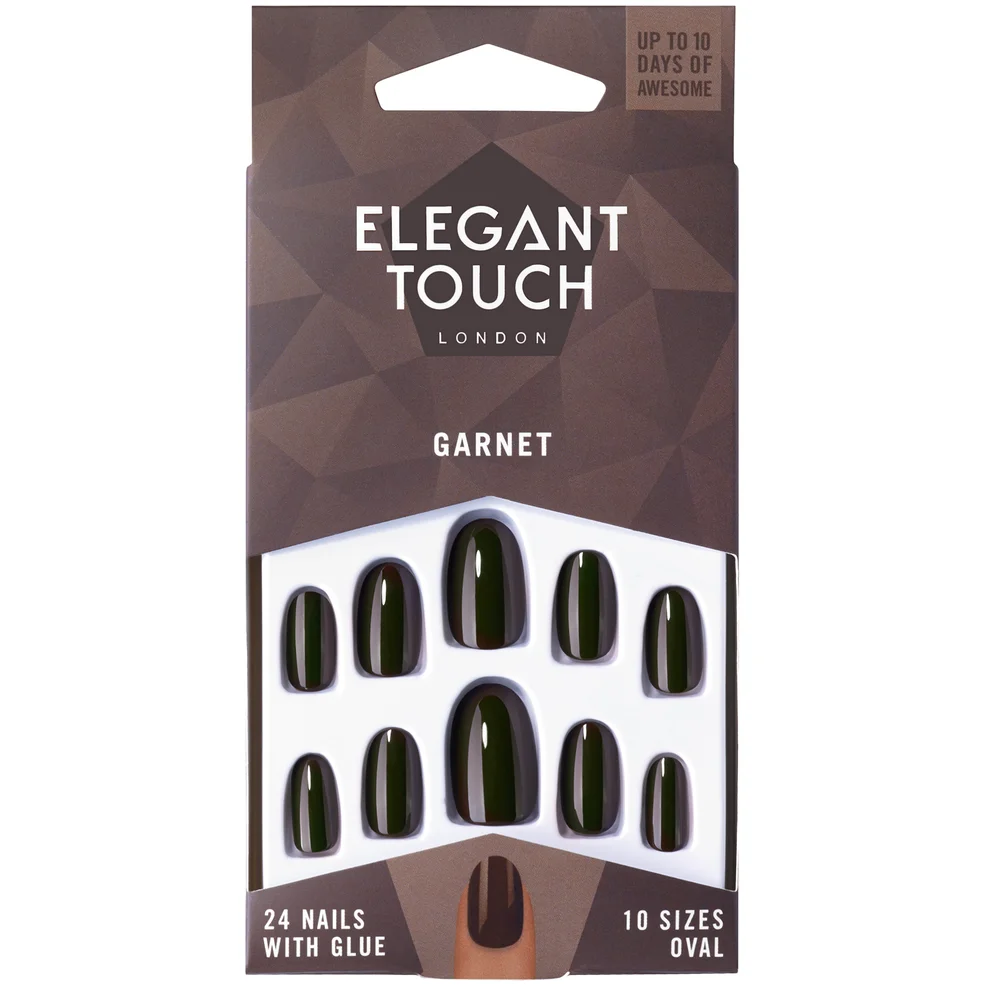 Elegant Touch Pre Polished Nails - Garnet Image 1