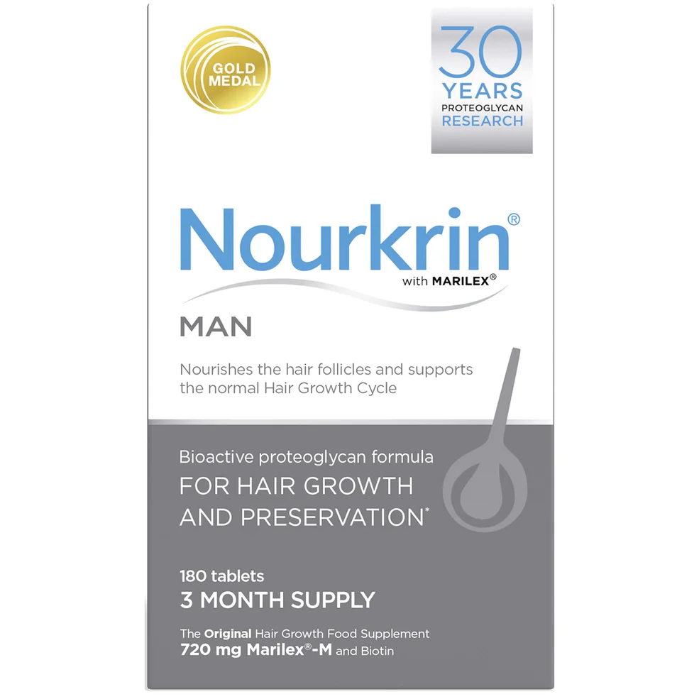 Nourkrin Man Starter Pack - 3 Month Supply (180 Tablets) Image 1
