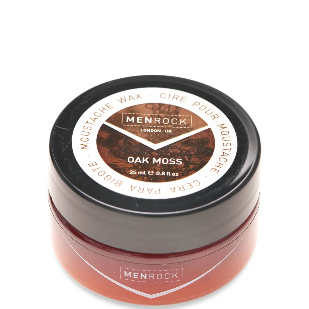 Men Rock Oak Moss Moustache Wax (25ml) Image 1