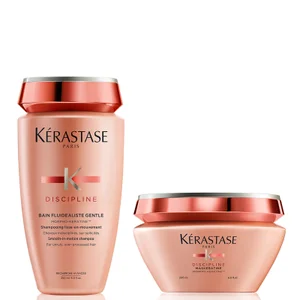 Kérastase Discipline Bain Fluidealiste (250ml) and Maskeratine (200ml) - undefined undefined