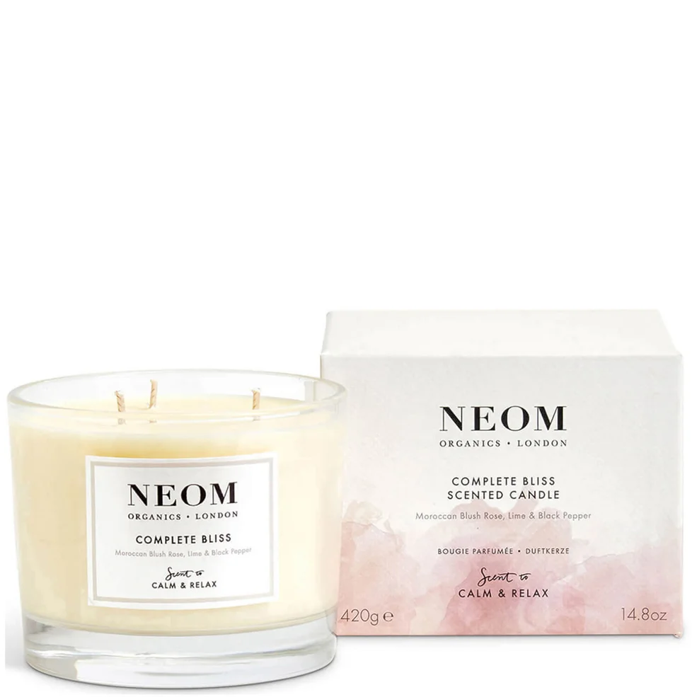 NEOM Wellbeing Complete Bliss Luxury Scented Candle Image 1
