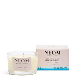 NEOM Wellbeing Complete Bliss Travel Scented Candle - undefined undefined