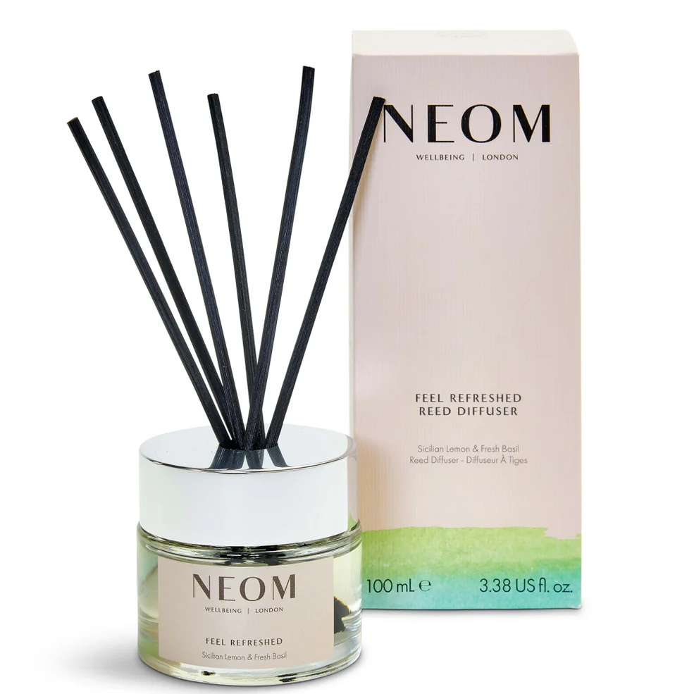 NEOM Wellbeing Reed Diffuser: Feel Refreshed (100ml) Image 1