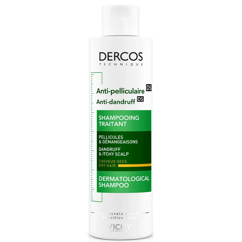 Vichy Dercos Technique Anti-Dandruff Purifying Shampoo for Sensitive, Dry Hair and Scalp 200ml Image 1