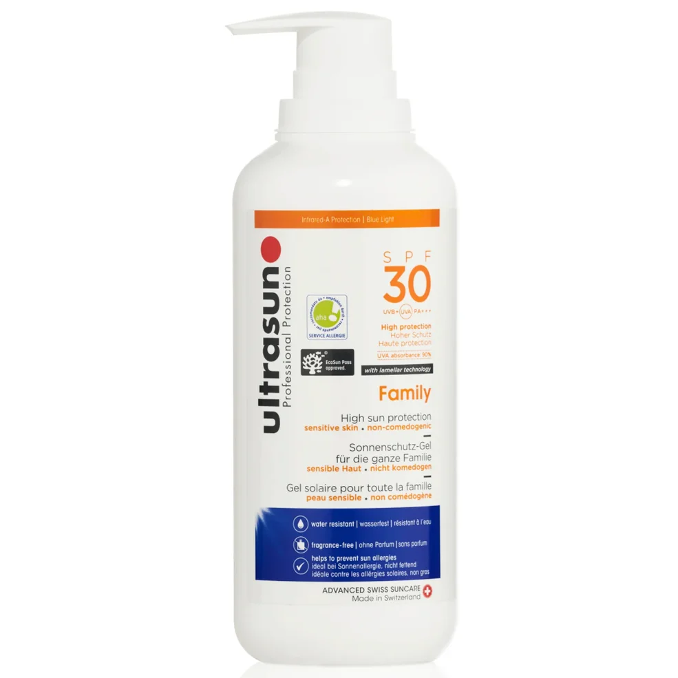 Ultrasun SPF30 Family Sun Lotion 400ml Image 1