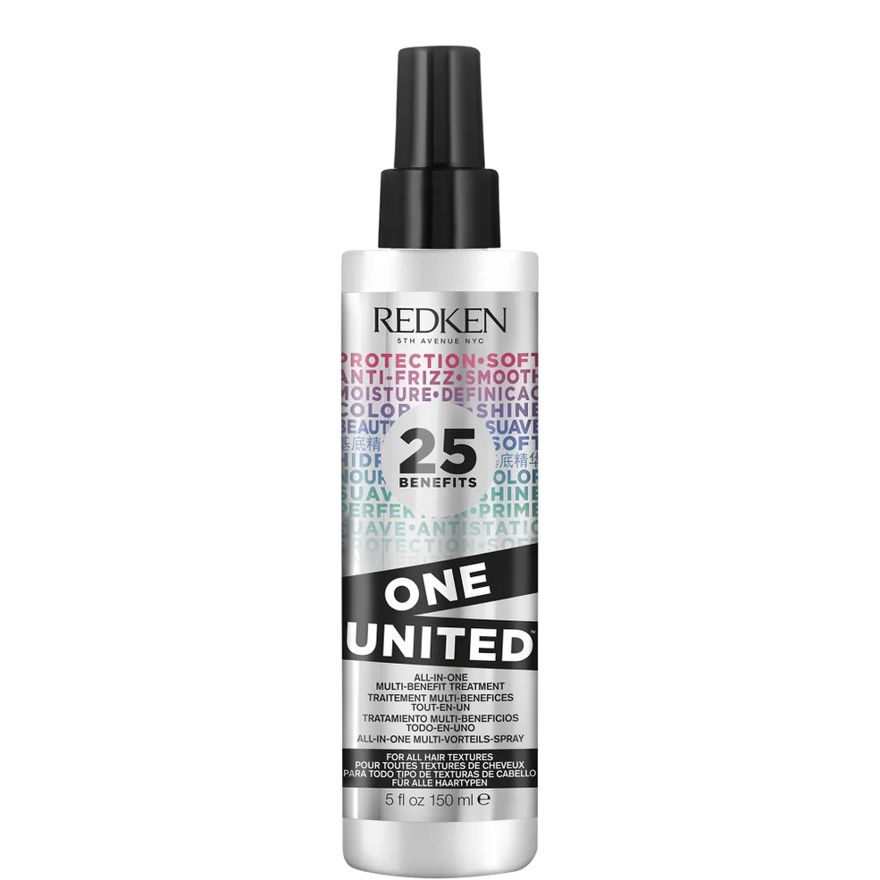 Redken One United Multi-Benefit Treatment Spray, 25 Benefits, Heat Protection, Detangling and Conditioning 150ml Image 1