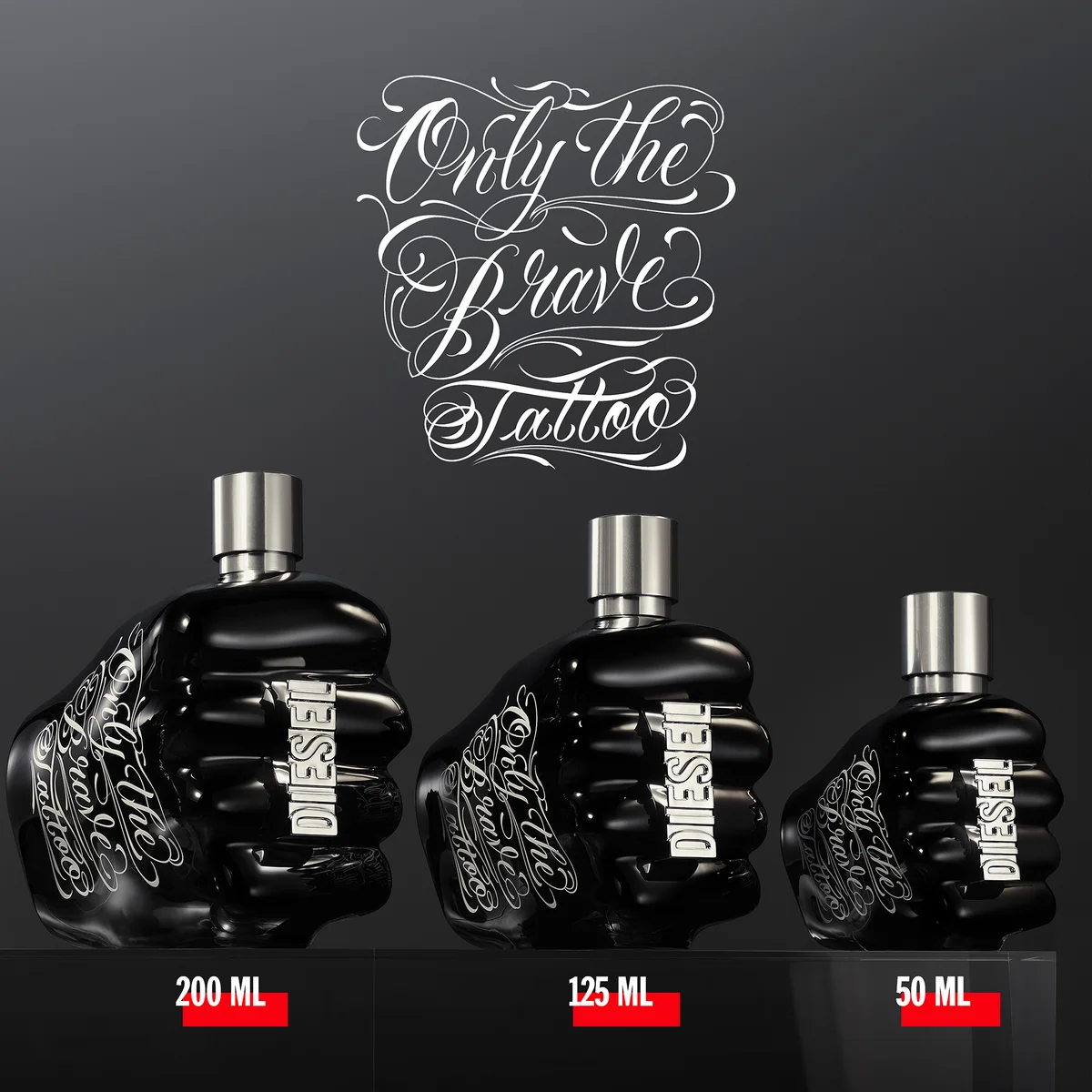 Diesel Only The Brave Tattoo Eau de Toilette 50ml LOOKFANTASTIC