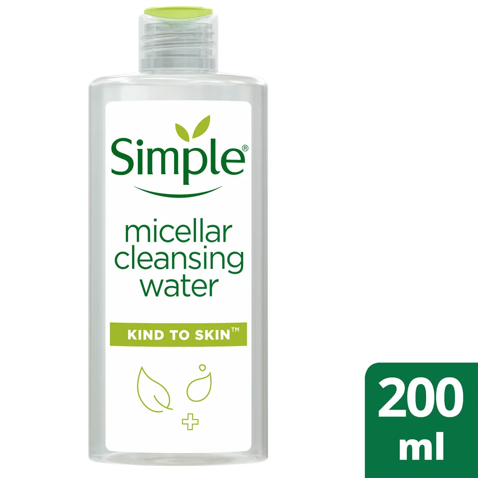 Simple Kind to Skin Face Cleanser Micellar Water 200ml Image 1