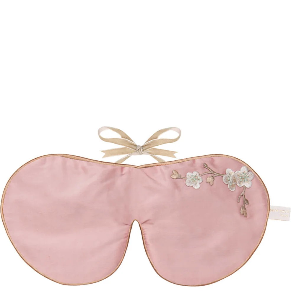 Holistic Silk Lavender Eye Mask - Rose Blossom Image 1