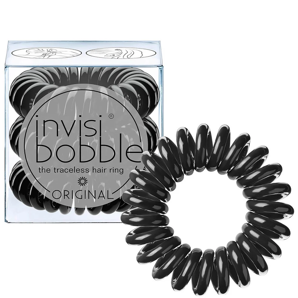 invisibobble Original Hair Tie (3 Pack) - True Black Image 1