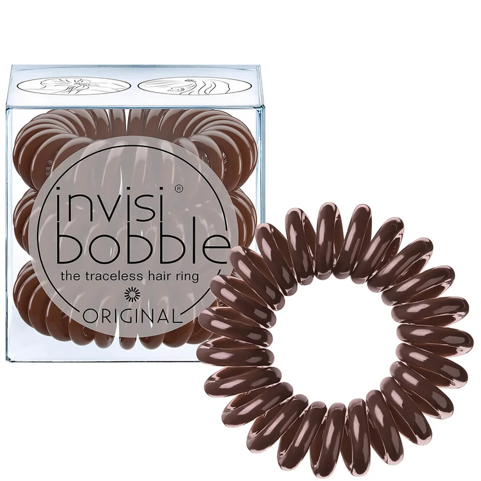 invisibobble Original Hair Tie (3 Pack) - Pretzel Brown Image 1