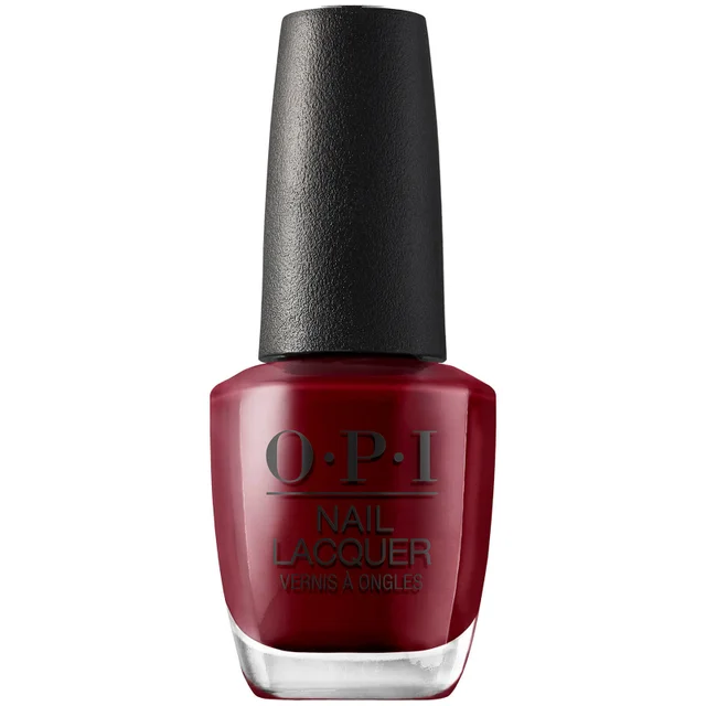 OPI Nail Lacquer Dark Red Nail Polish - We The Female 15ml