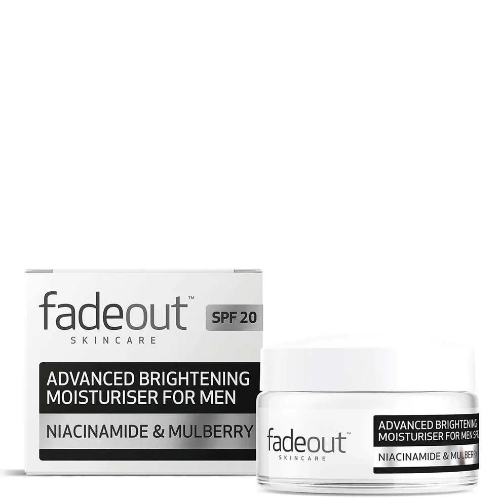 Fade Out Advanced Brightening Moisturiser for Men SPF20 50ml Image 1