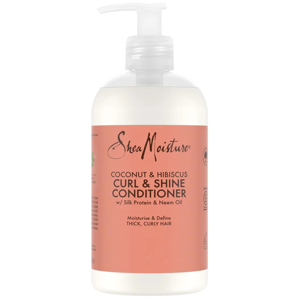 Shea Moisture Coconut & Hibiscus Curl & Shine Conditioner 384ml Image 1