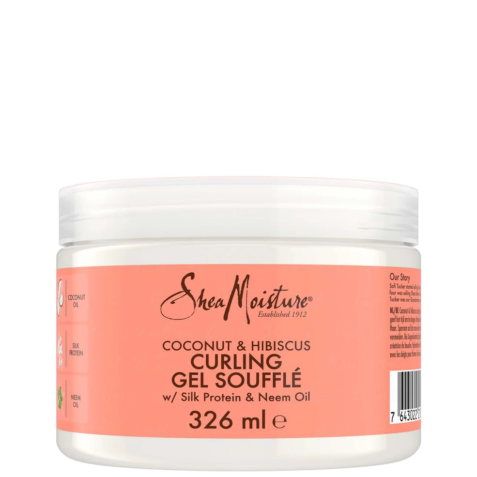 Shea Moisture Coconut & Hibiscus Curling Gel Soufflé 326ml Image 1