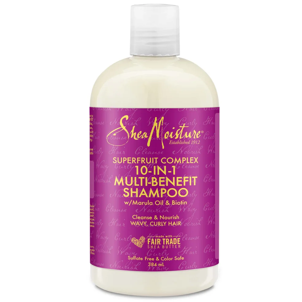 Shea Moisture Superfruit Complex 10 in 1 Renewal System Shampoo 384ml Image 1