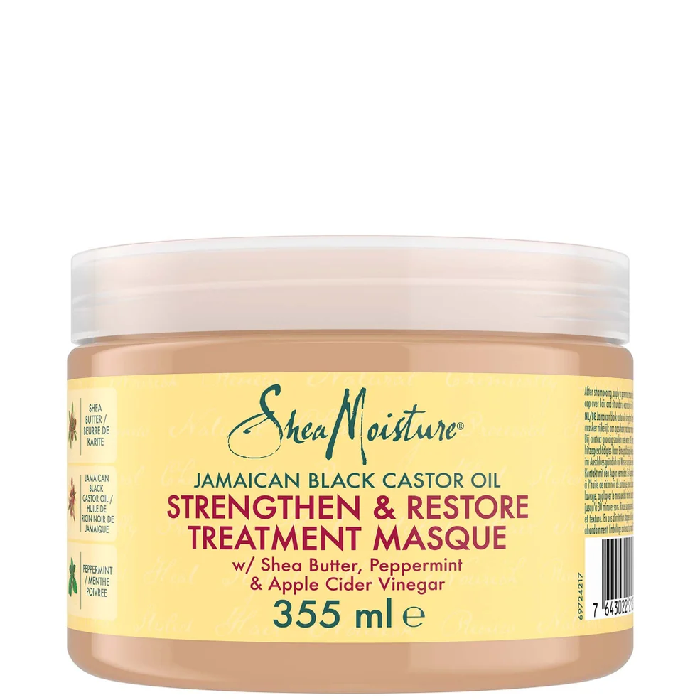 Shea Moisture Jamaican Black Castor Oil Strengthen & Restore Treatment Masque 355ml Image 1