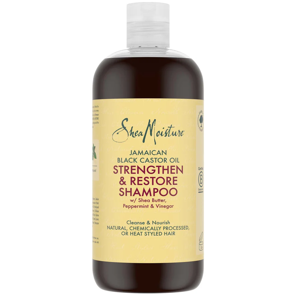 Shea Moisture Jamaican Black Castor Oil Strengthen & Restore Shampoo 473ml Image 1