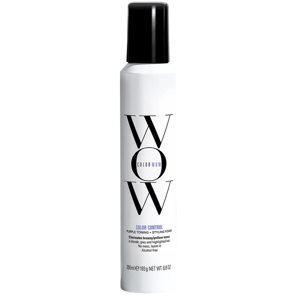 Color Wow Color Control Purple Toning + Styling Foam 200ml Image 1