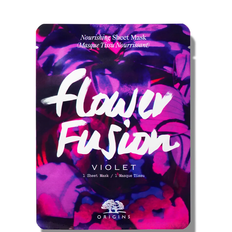Origins Flower Fusion™ Hydrating Sheet Mask - Violet Image 1