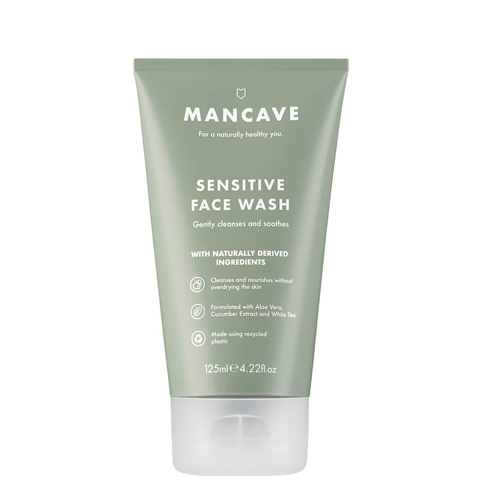 ManCave Sensitive Face Wash 125ml Image 1