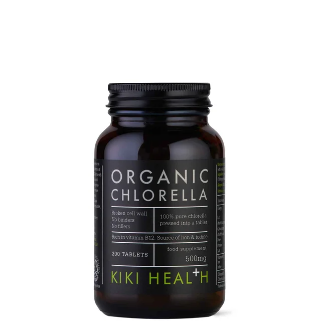 KIKI Health Organic Chlorella Tablets (200 Tablets)