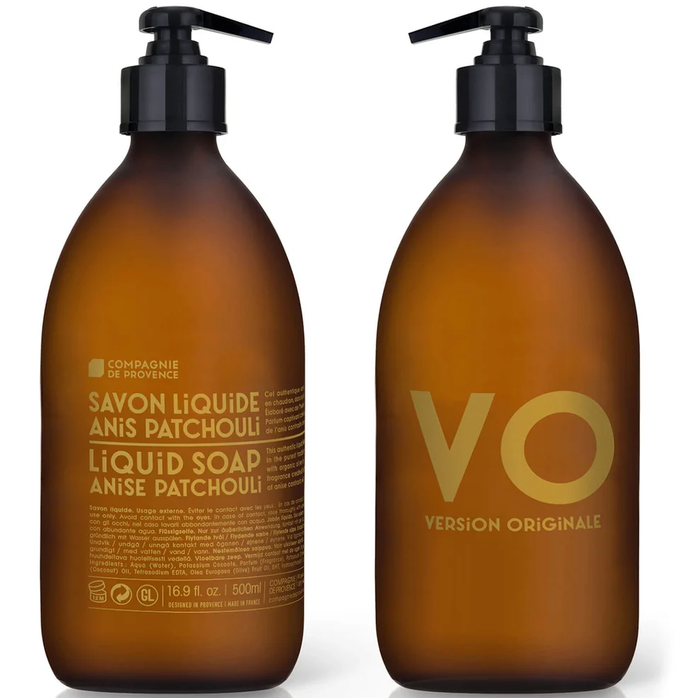Compagnie de Provence Liquid Marseille Soap 495ml - Anise Patchouli Image 1