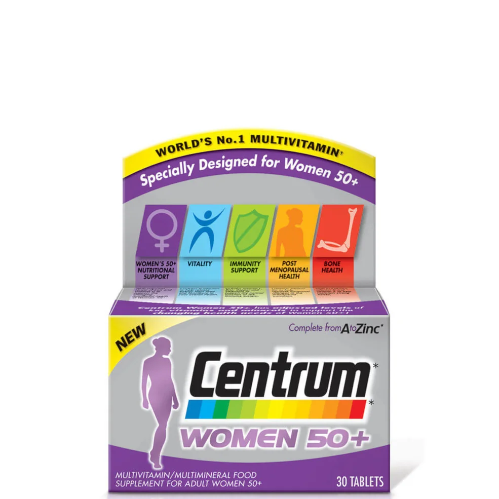 Centrum Women 50 Plus Multivitamin Tablets - (30 Tablets) Image 1