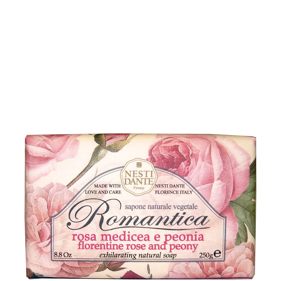 Nesti Dante Romantica Rose and Peony Soap 250g Image 1