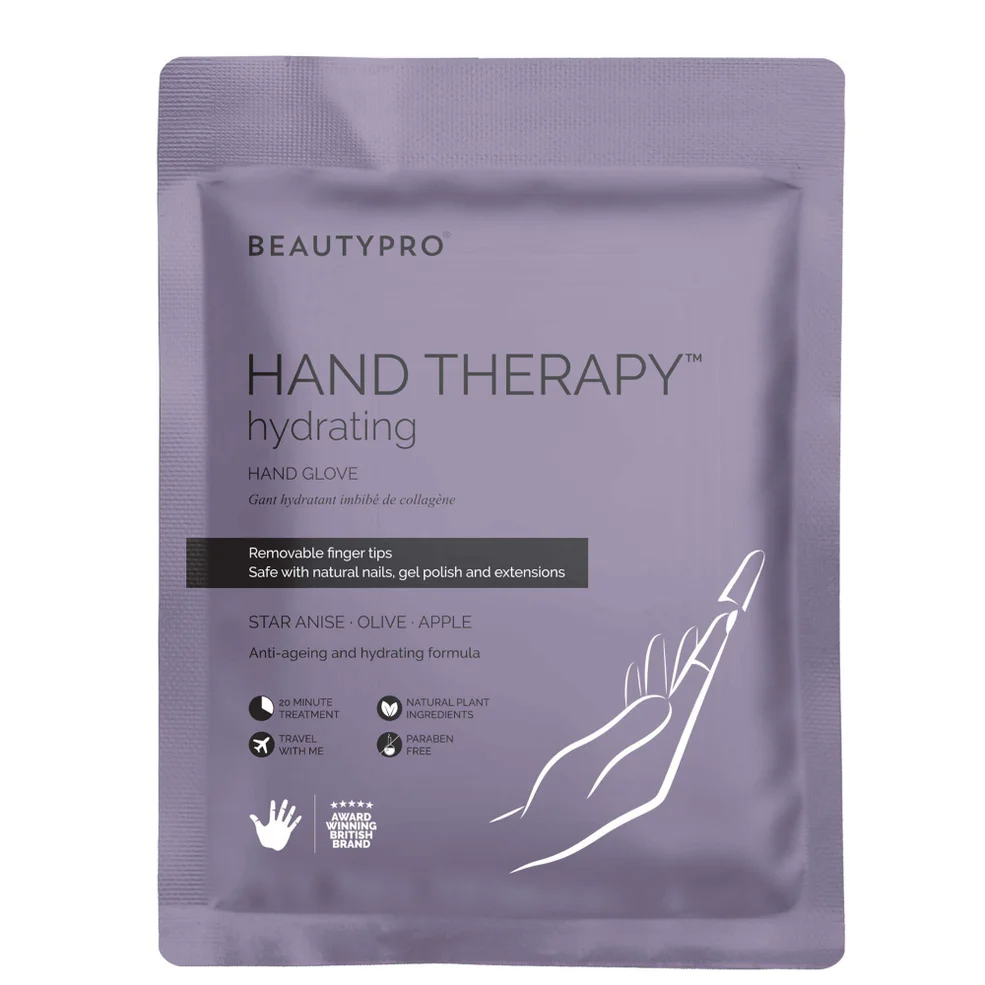 BEAUTYPRO Hand Therapy Gloves with Removable Fingertips Image 1